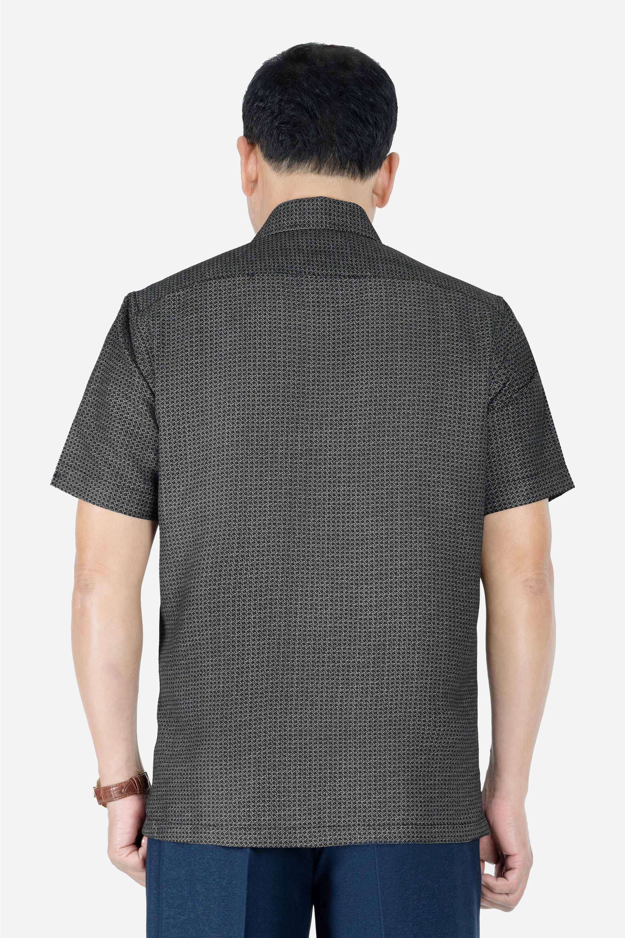 Sơ Mi Họa Tiết Nam Trung Niên ANCHI Chất Liệu Cotton Phom Suông Vạt Ngang Màu Cổ Vịt_thumbnail_18