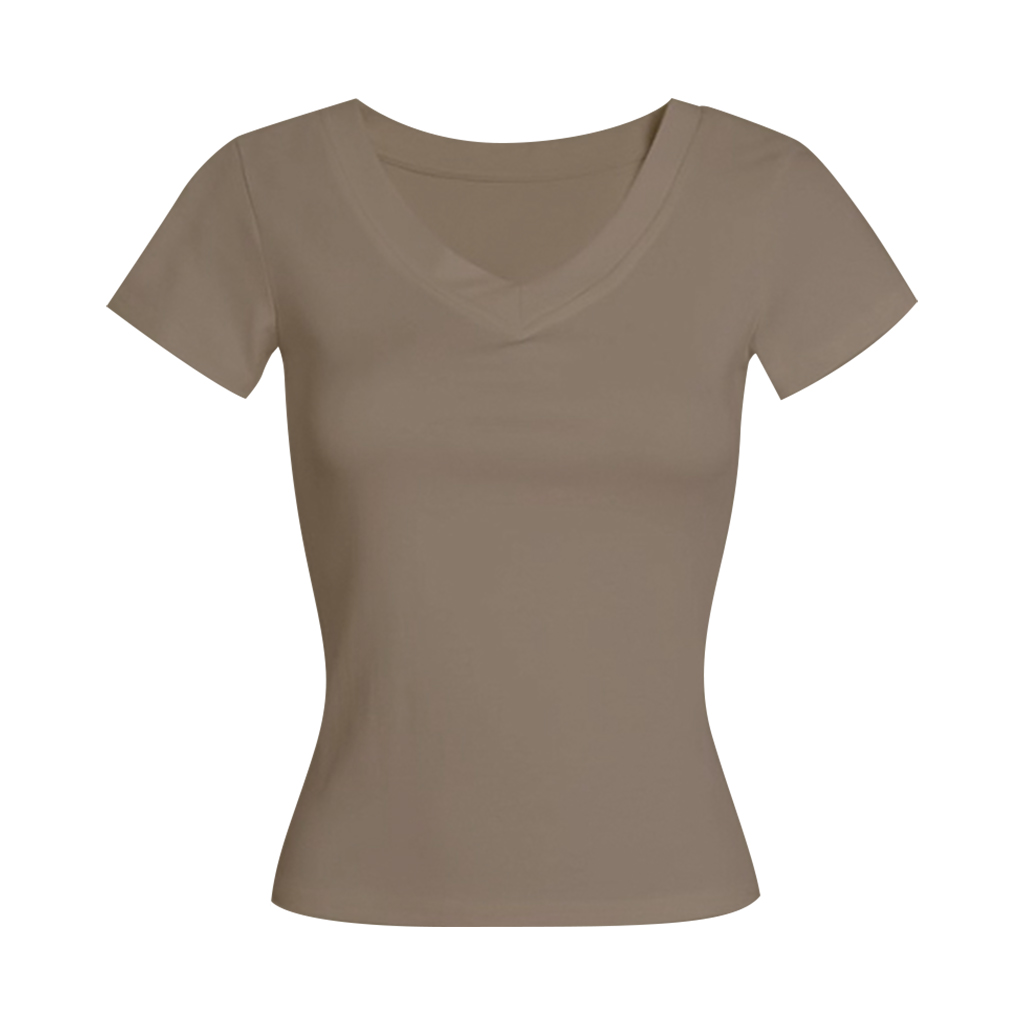 Áo thun ôm body cổ tim nữ tính tôn dáng AT00041 Beezy chất liệu visco co giãn thoải mái_thumbnail_15