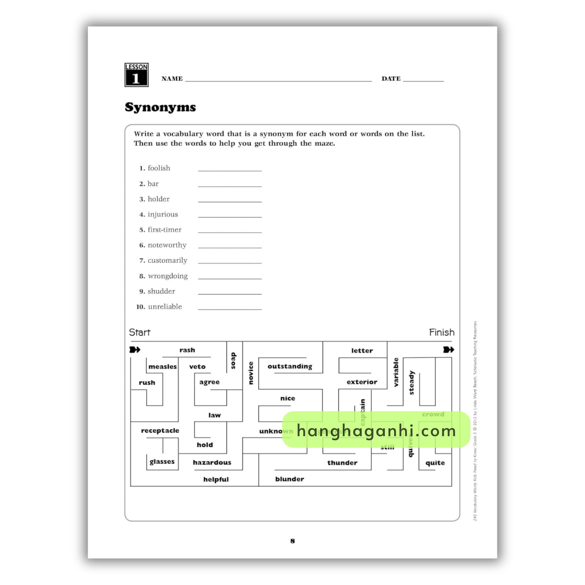 Sách 240 Vocabulary Words Kids Need To Know – Trọn bộ 6 cuốn_thumbnail_7