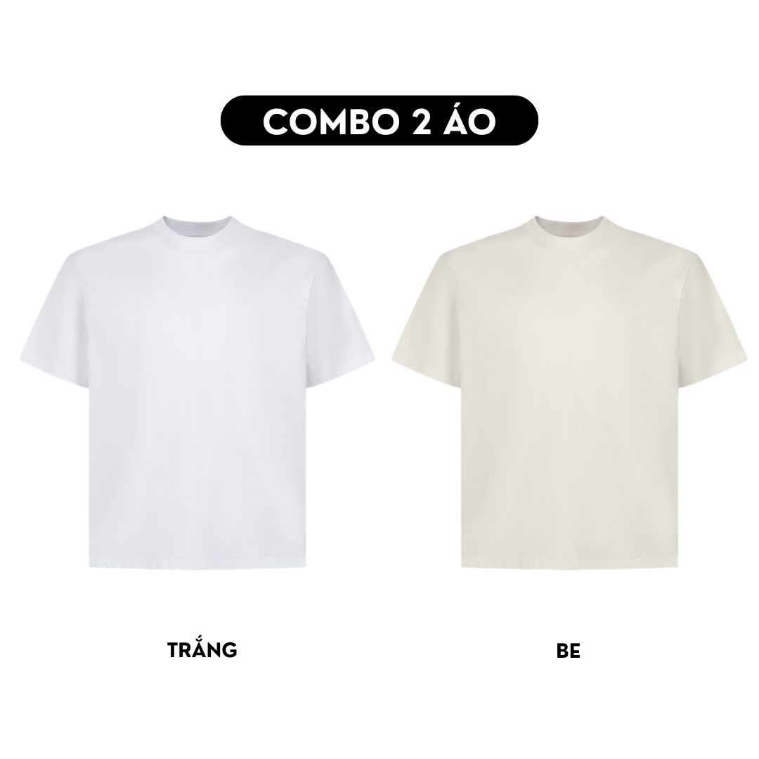 Combo 2 Áo thun trơn form boxy AXT01_thumbnail_14