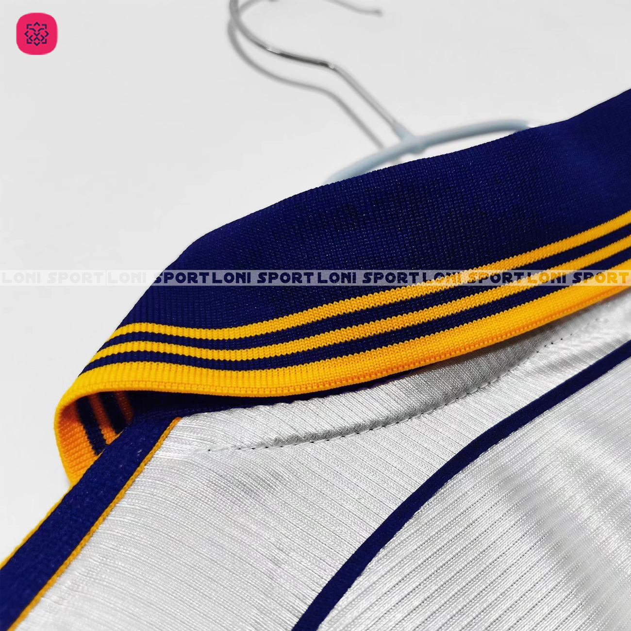 Áo retro Real Madrid sân nhà trắng 98/2000_thumbnail_3