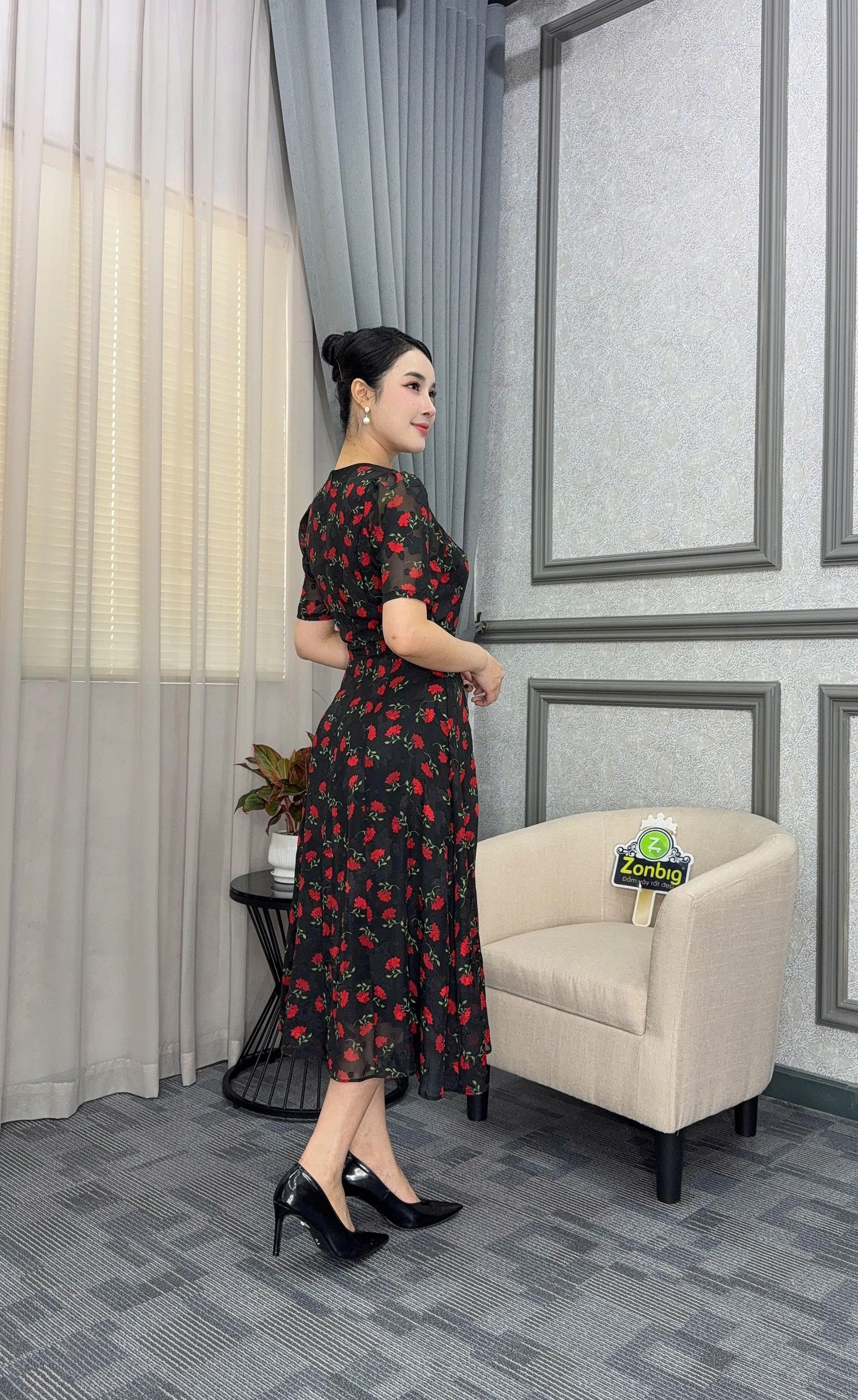 Đầm suông - Y1991 - Thương hiệu Zonbig_thumbnail_5