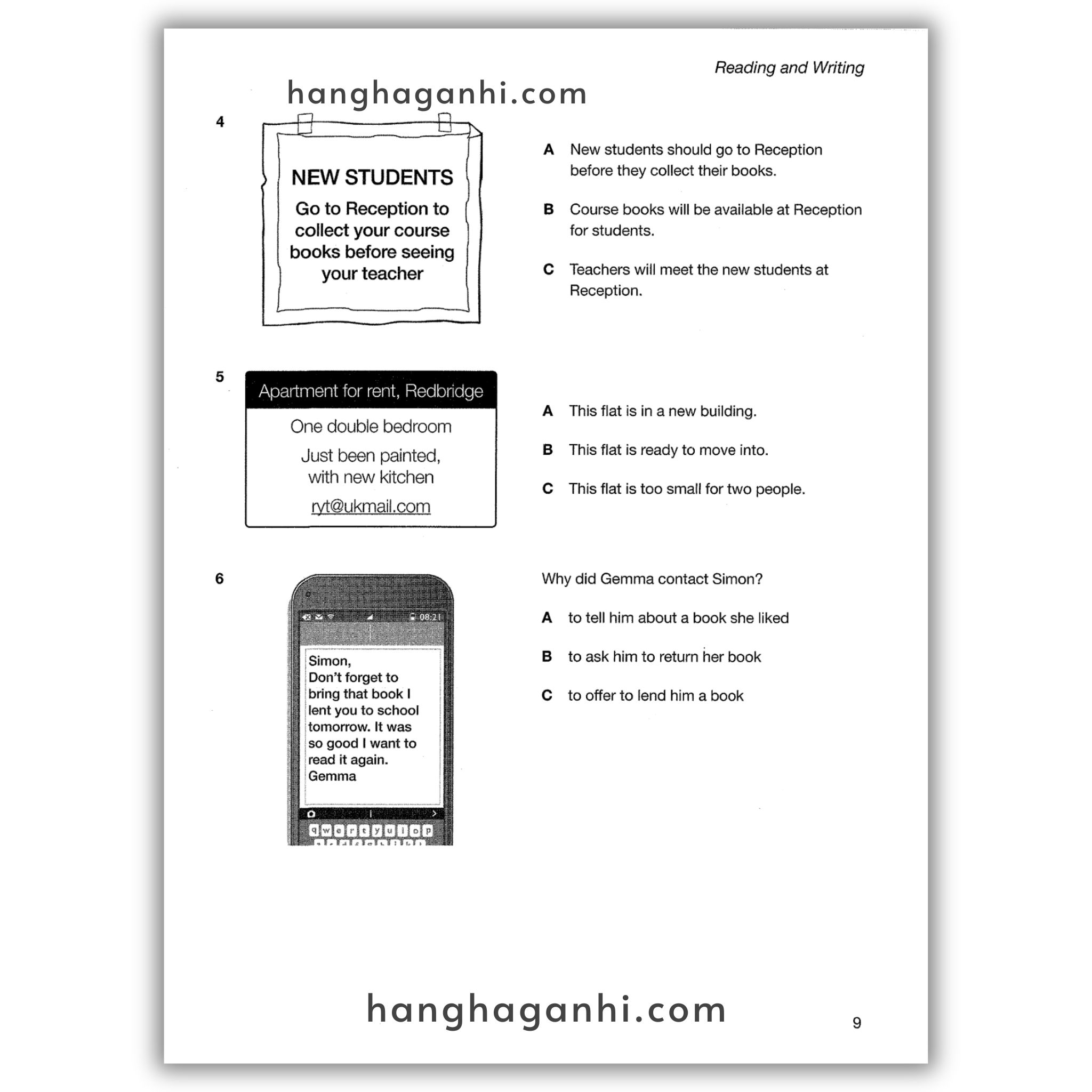 A2 Key 1 for the Revised 2020 Exam Student’s Book with Answers with Audio: Authentic Practice Tests (KET Practice Tests)_thumbnail_12