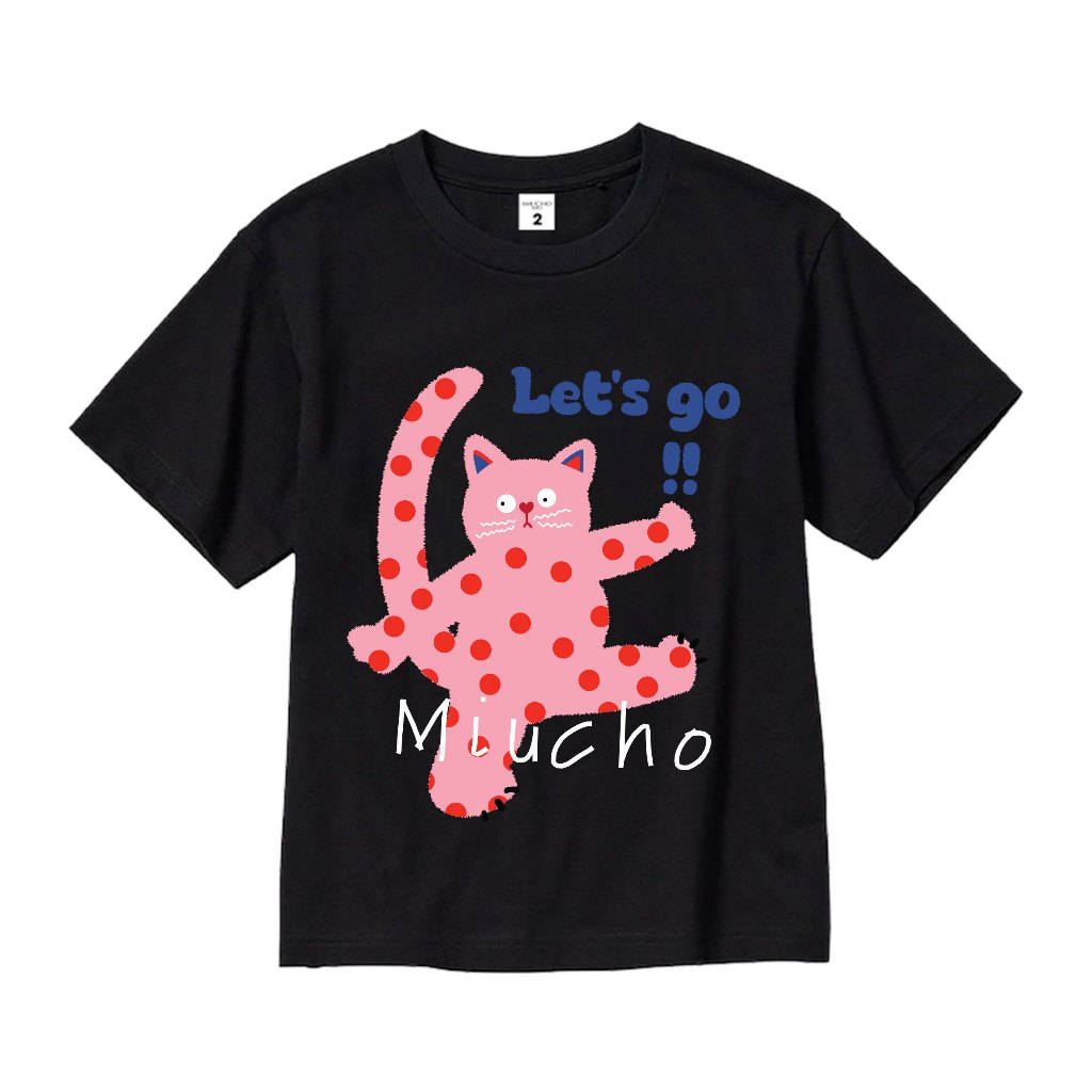 Áo thun cho bé gái hoạt hình form rộng AED1178 Miucho Kid tay ngắn cổ tròn in graphic_thumbnail_8