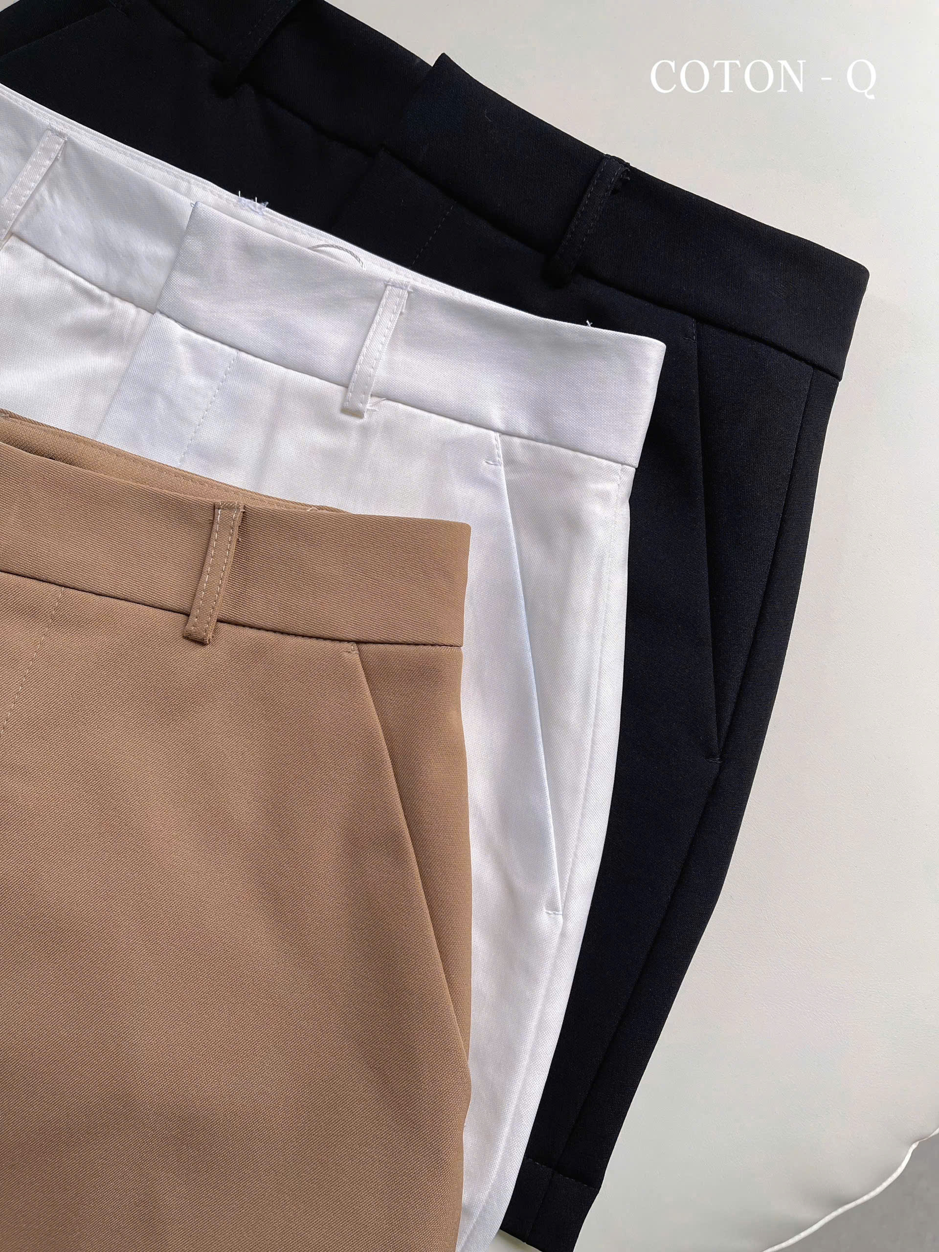 Chân váy kaki 3M ( NÂU ) - có quần trong_thumbnail_2