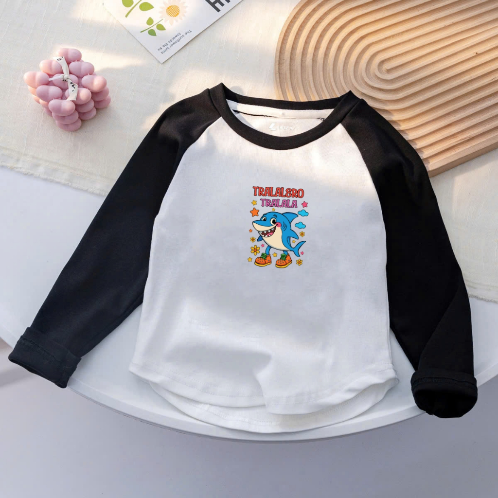 Áo Thu - Đông cho bé gái  in hình Tralalero Tralala, Ballerina Capucina  - Loza Kids AD002_thumbnail_2