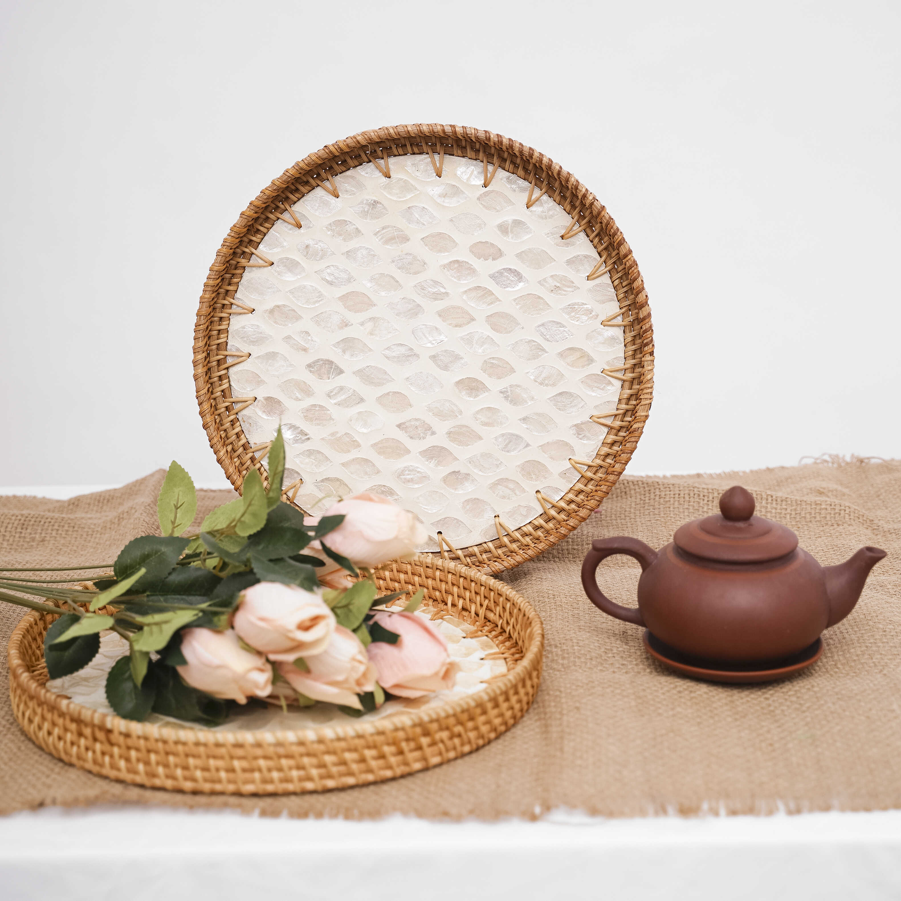 Mother Of Pearl Rattan Tray MD014_thumbnail_4