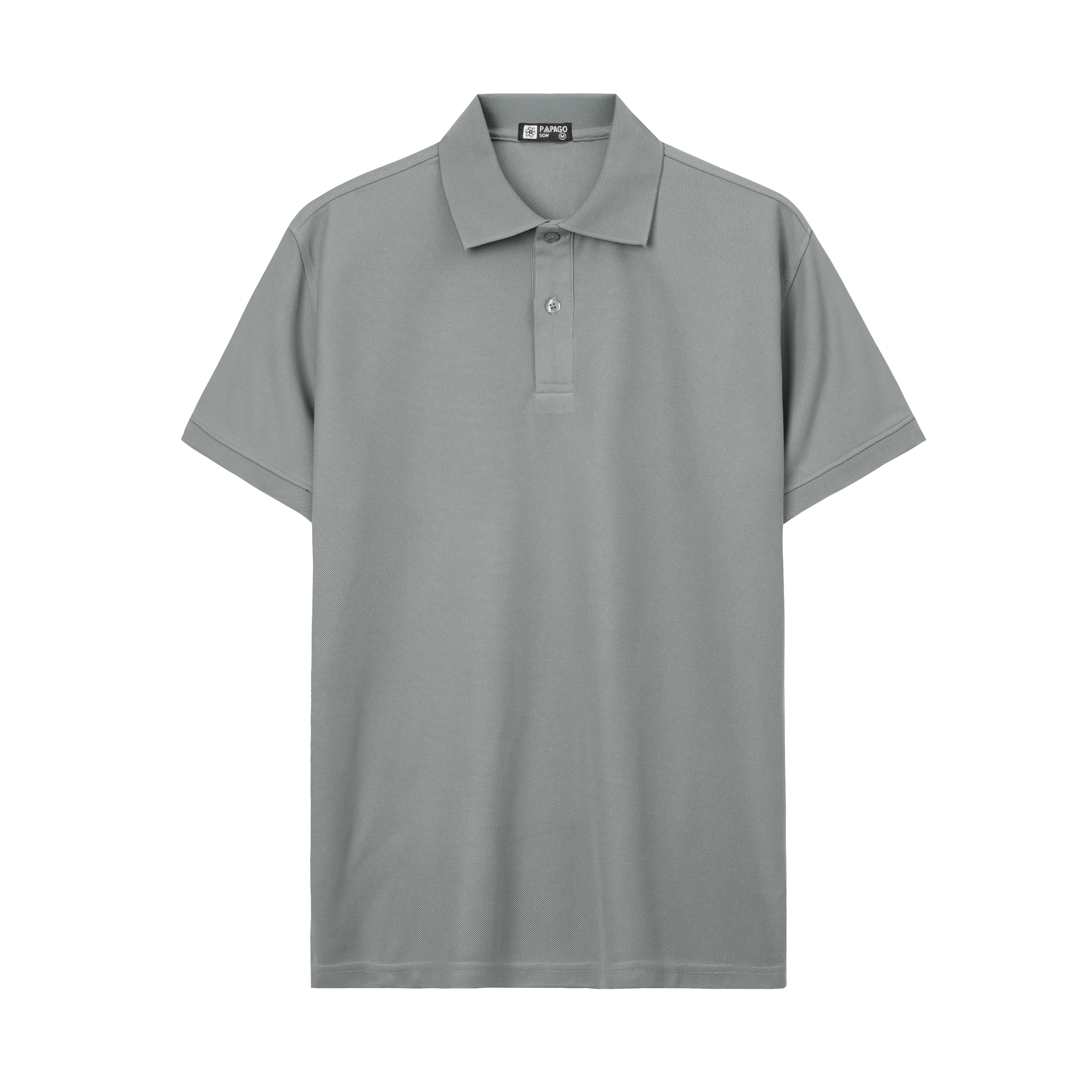 Áo polo cao cấp PAPAGO nam Trung niên vải cotton kim cương form rộng thêu logo trụ áo - P25PLCT005_thumbnail_3