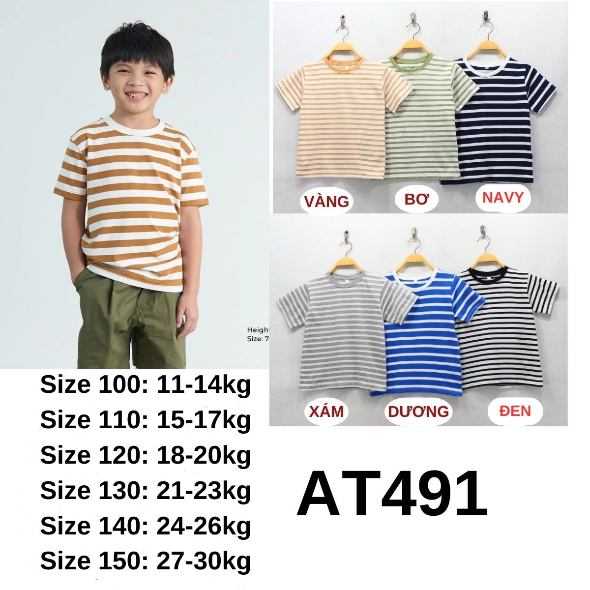 AT491- ÁO THUN NHẬT KIDS