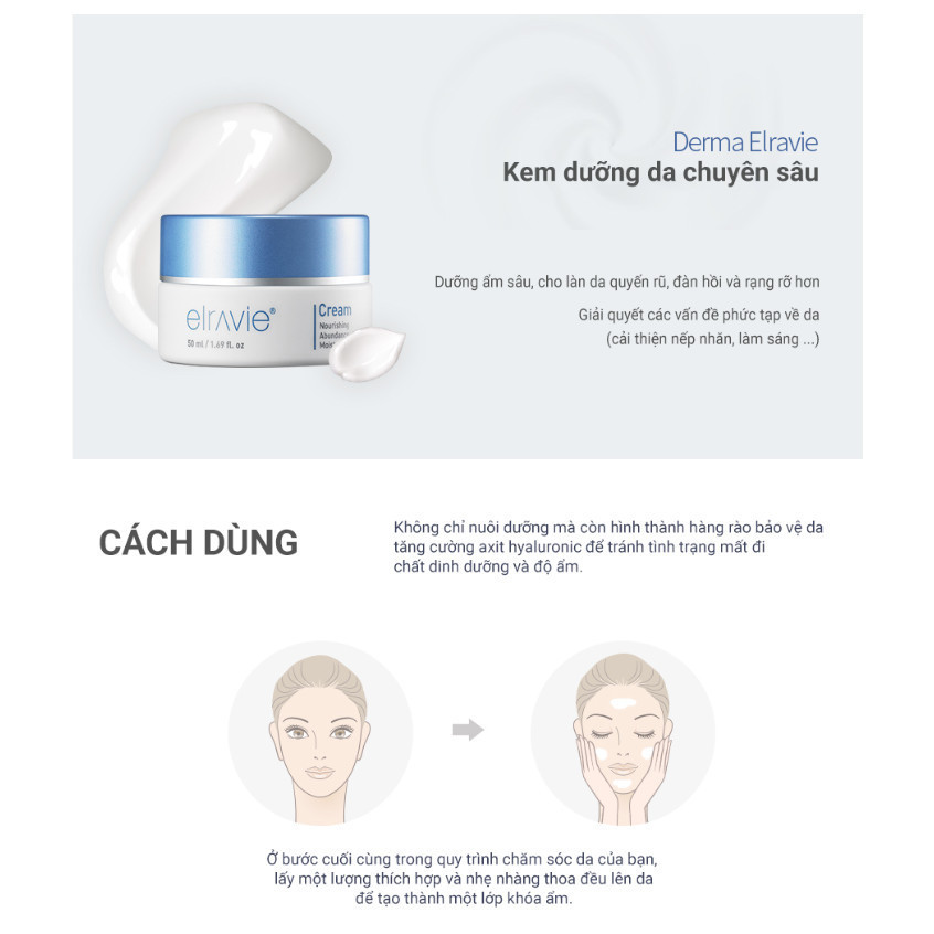 Kem Dưỡng Da Cấp Ẩm & Giảm Nếp Nhăn Elravie Intensive Barrier Crem 50ml_thumbnail_4