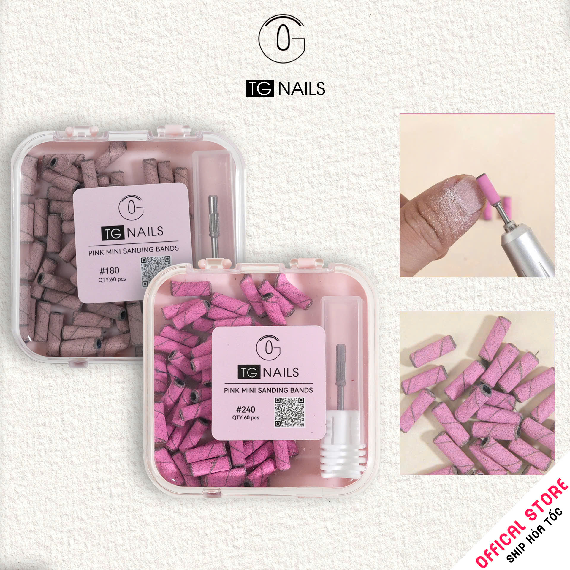 Bộ phận của máy mài: đầu giấy mài nhám, kt(12*3)mm(+/-10%) nhãn hiệu TG._thumbnail_4