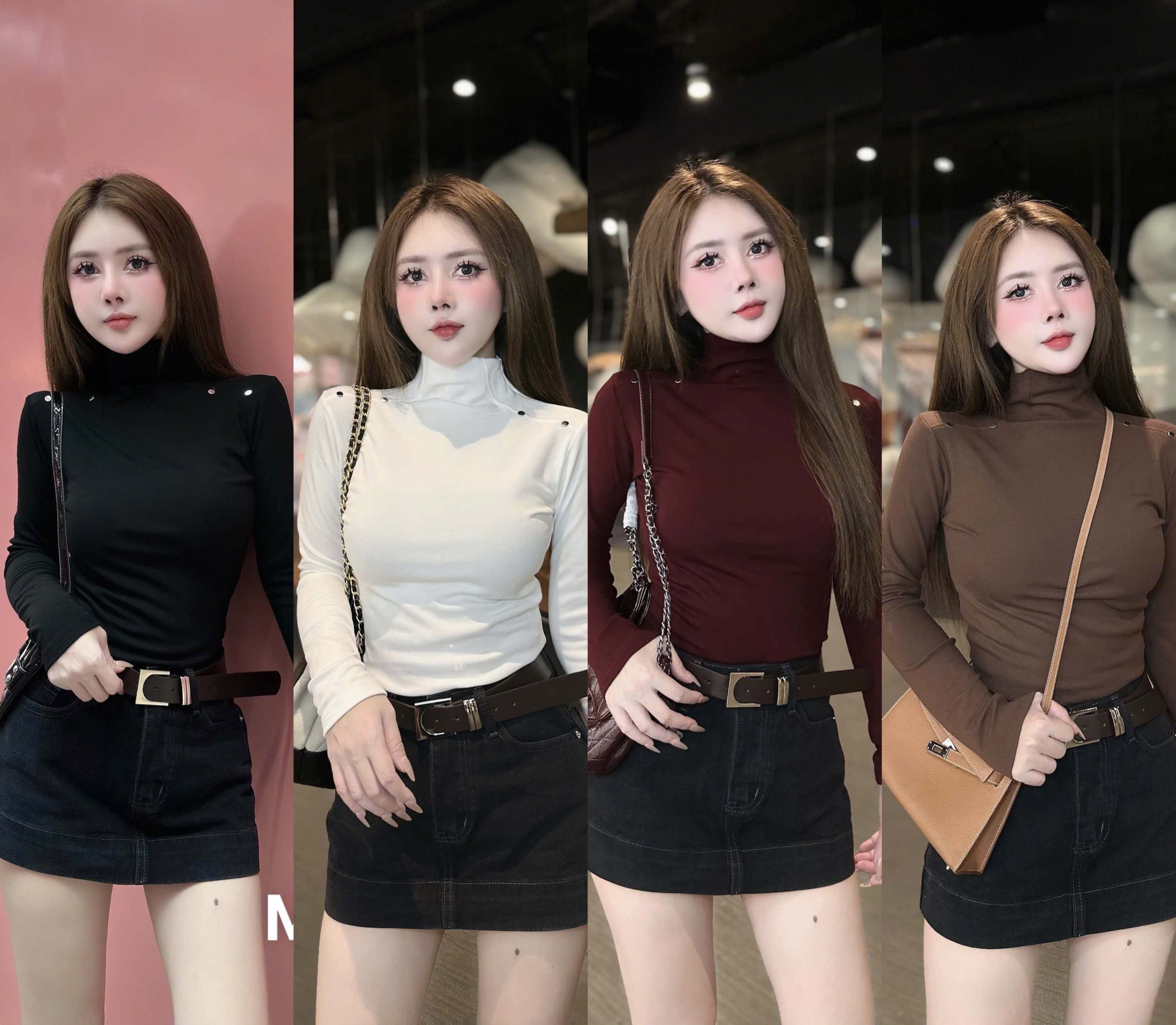 Áo giữ nhiệt khuy vai - V82