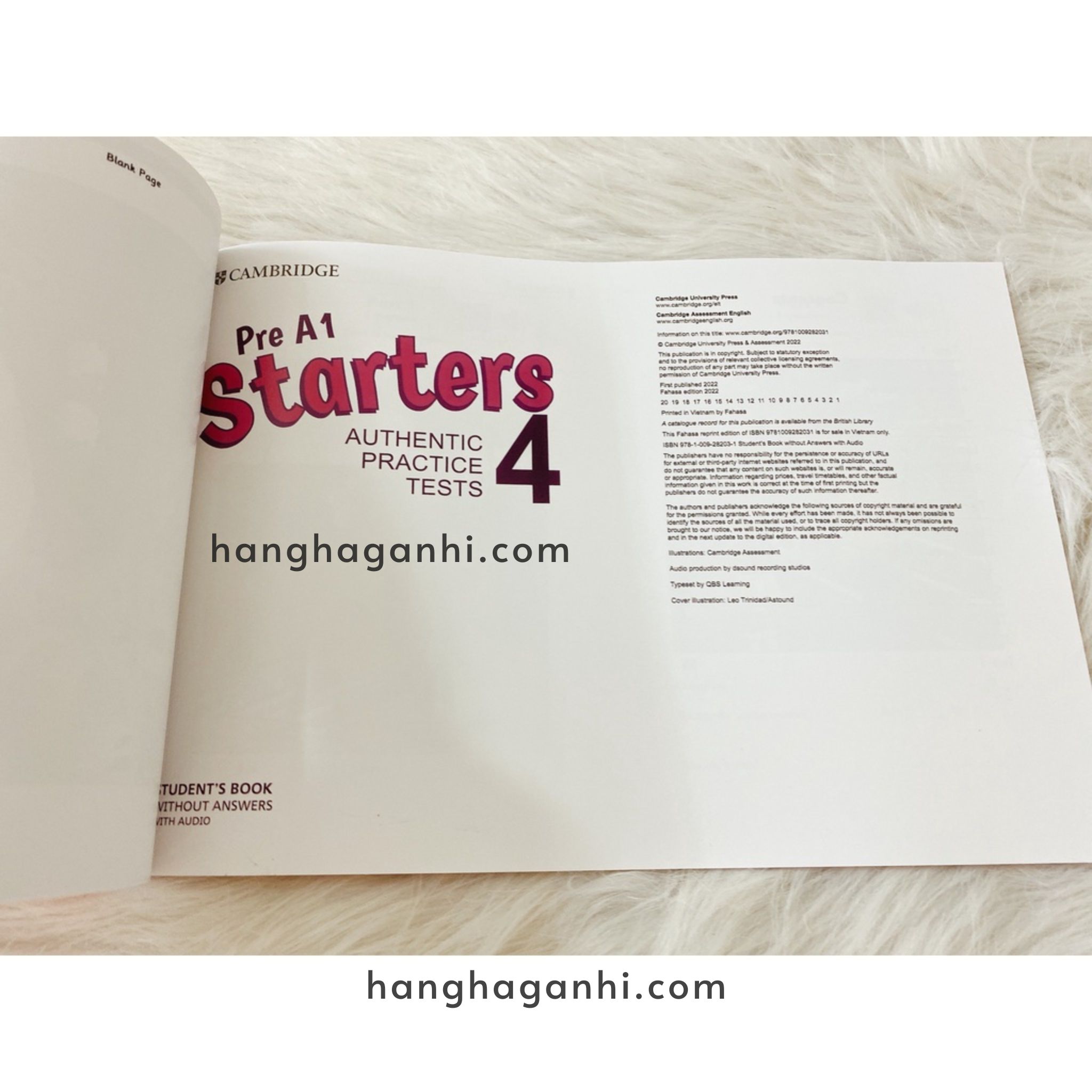 Cambridge Starters in gộp 1-2-3-4 bản 2018-2020 Sách Giấy, kèm file nghe, đáp án_thumbnail_1