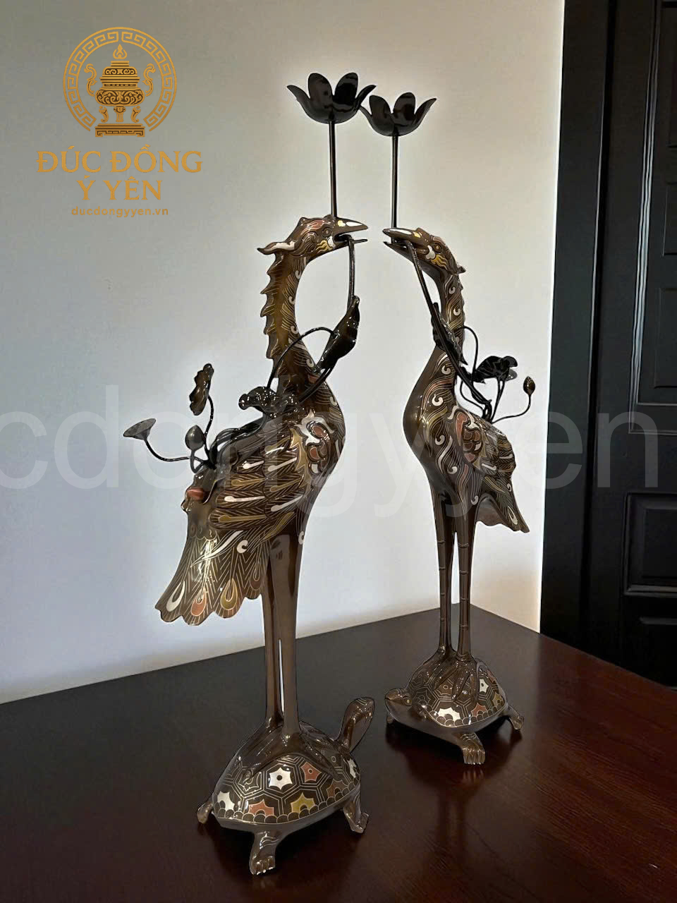 Bộ đỉnh thờ ngũ sự khảm ngũ sắc kỹ sắc nét_thumbnail_3