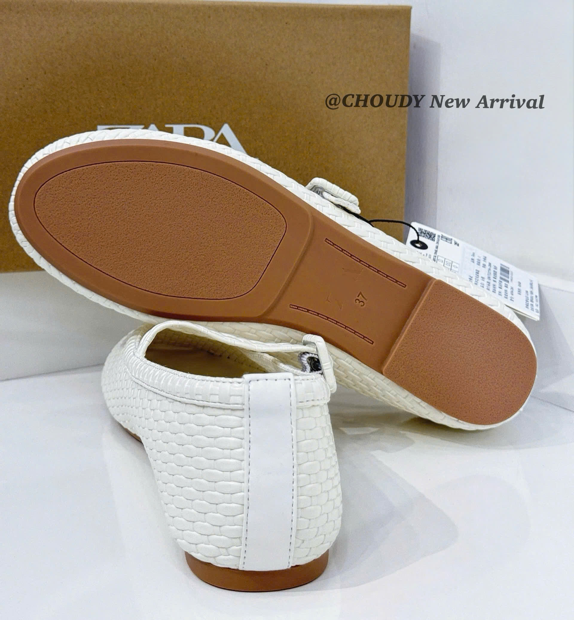 SALE G148 GIÀY BÚP BÊ TRẮNG_thumbnail_4