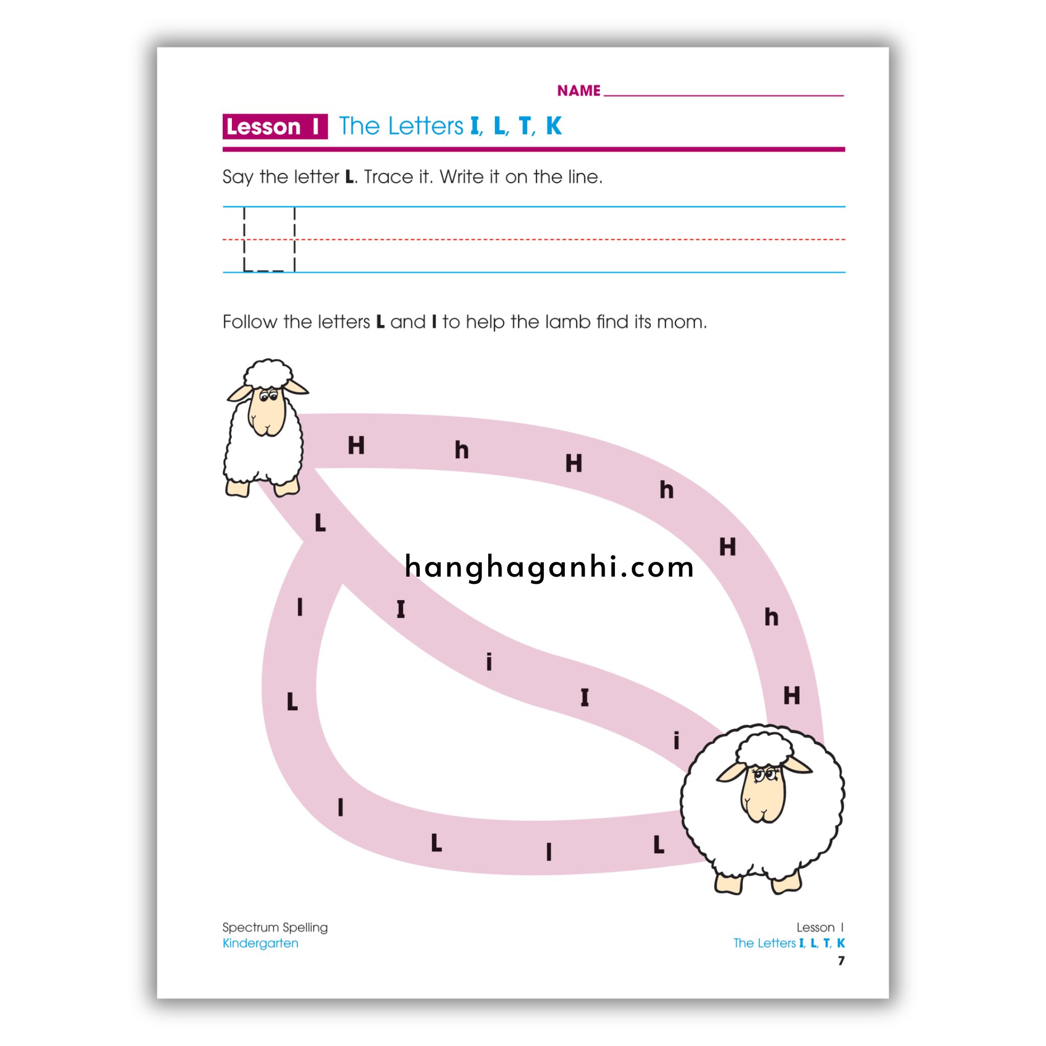 Sách Spectrum Spelling Workbook Grade K_thumbnail_7