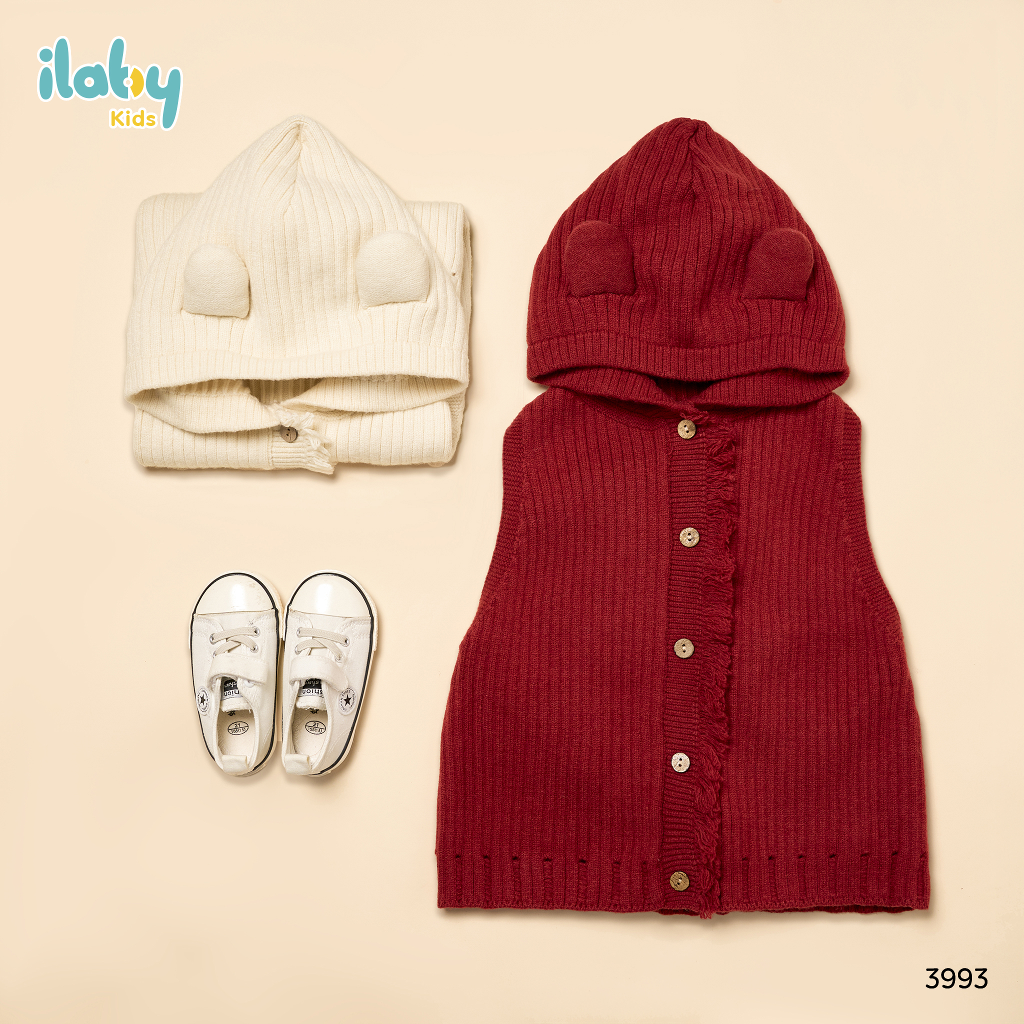 Áo len tai thỏ cài khuy thân trước_thumbnail_4