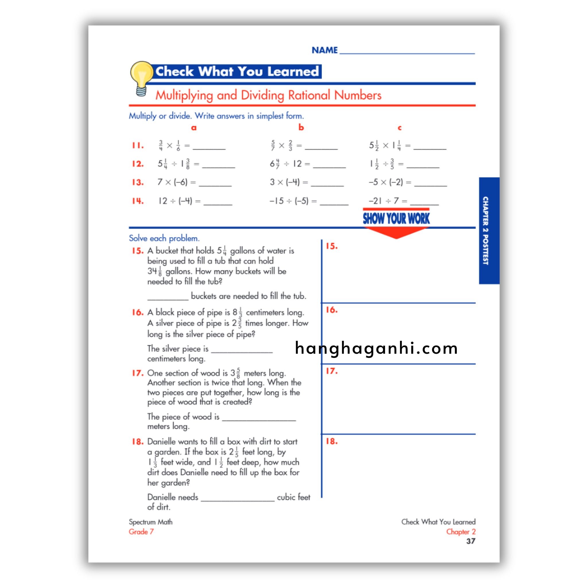 Sách Spectrum Math Workbook Grade 7 - Sách Toán Tiếng Anh cho bé lớp 7_thumbnail_9