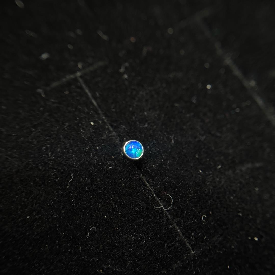 mũi L opal xanh dương size 2 thân 1mm.