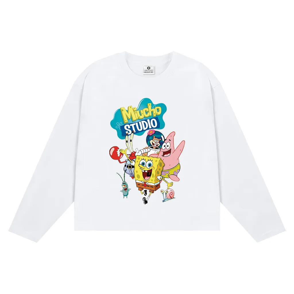 Áo thun nữ boxy tay dài hoạt hình Miucho 3315_thumbnail_0