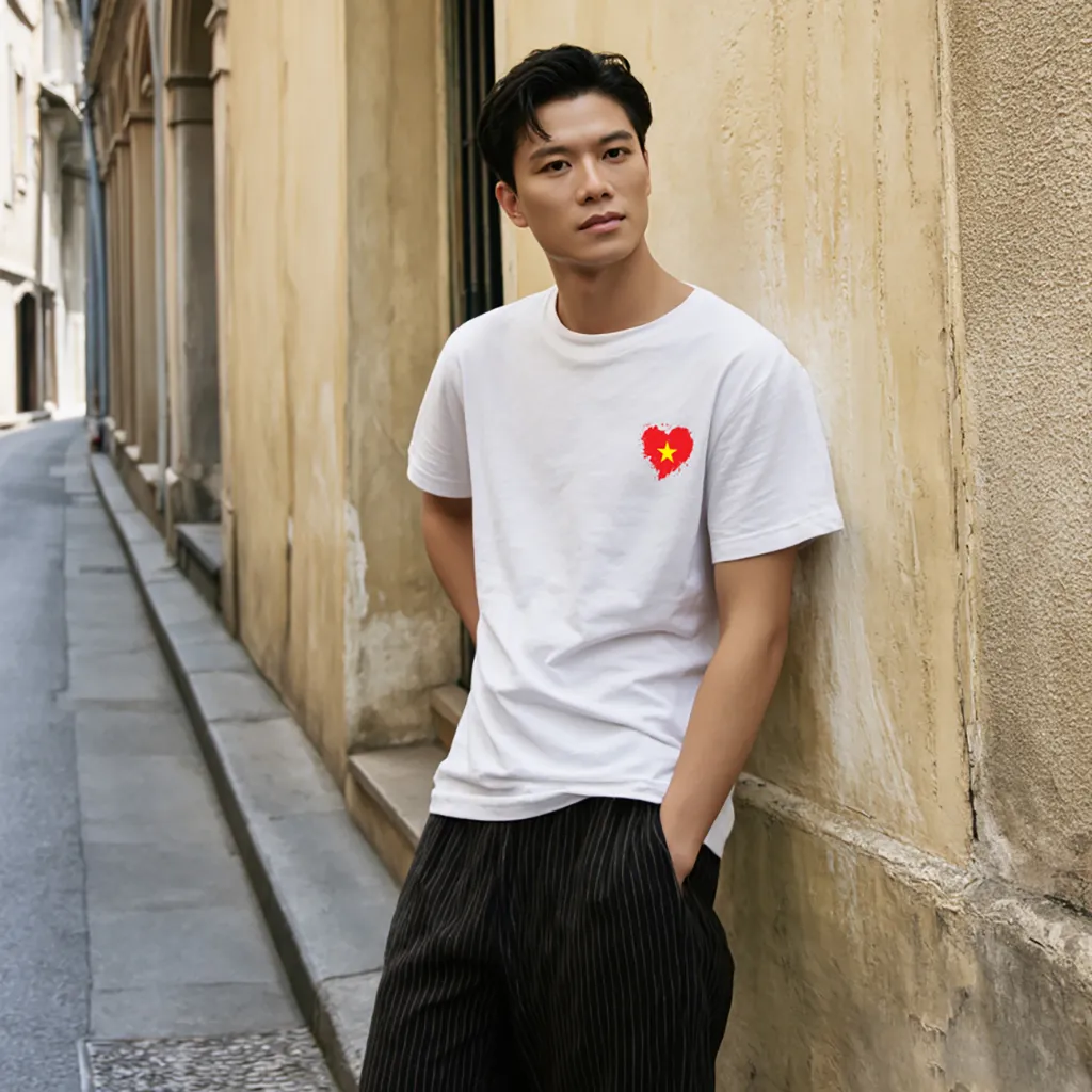 Áo baby tee trắng form ôm dáng ngắn ATD2516 Miucho Iconic tay ngắn vải cotton thoáng mát cổ tròn in mix_thumbnail_3