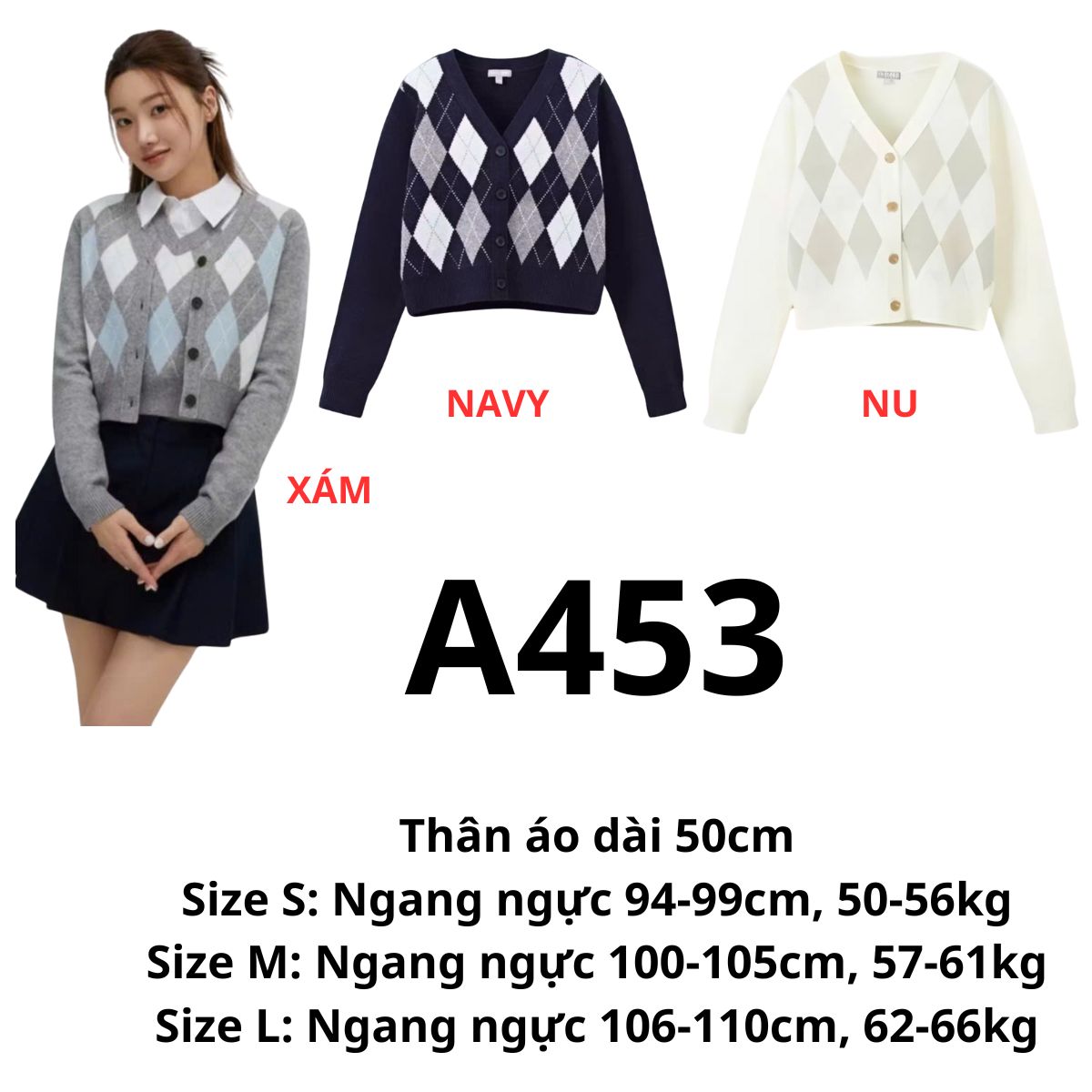 A453- ÁO LEN NỮ