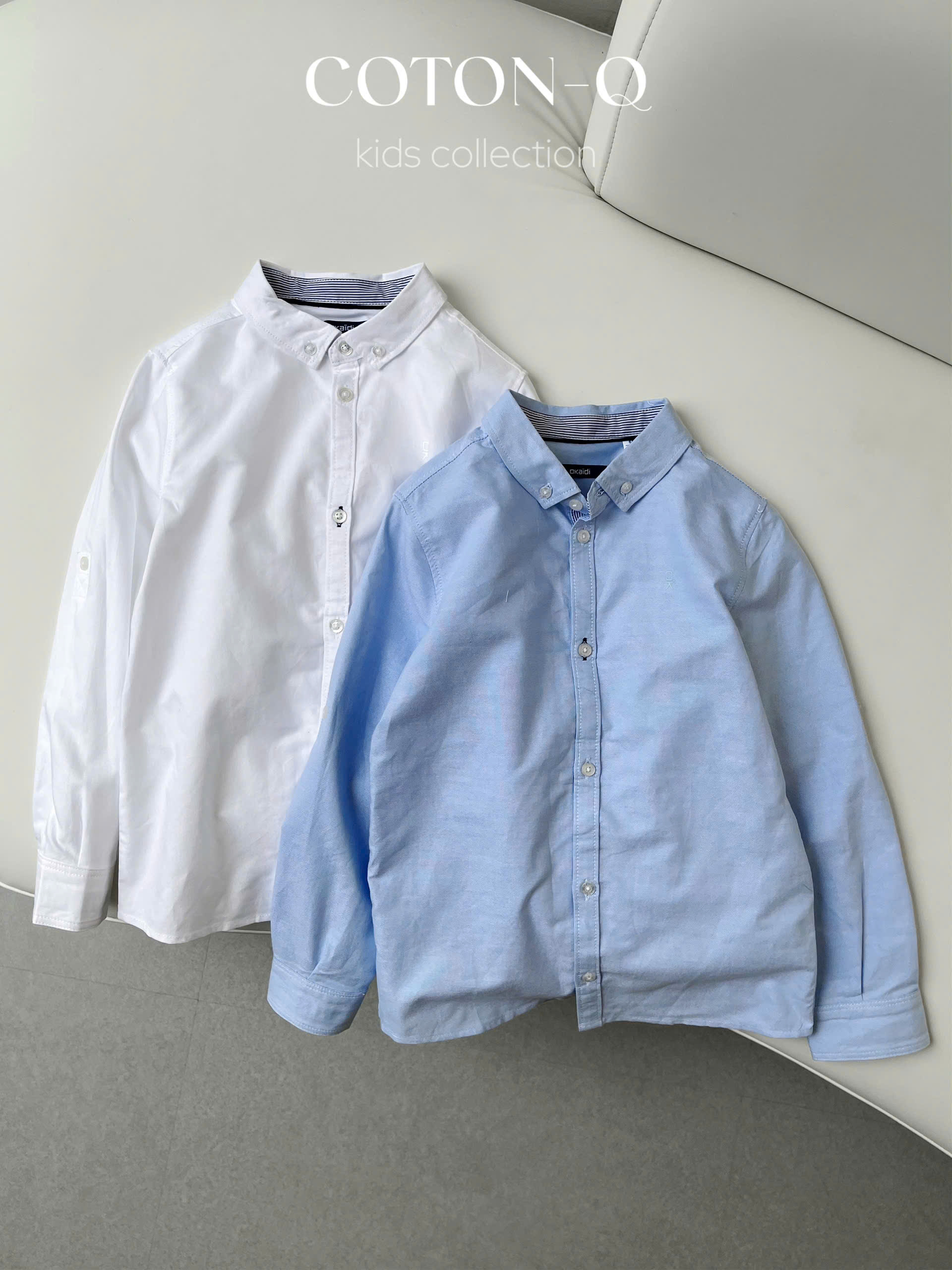 Áo somi tay dài bé ( TRẮNGG )_thumbnail_7