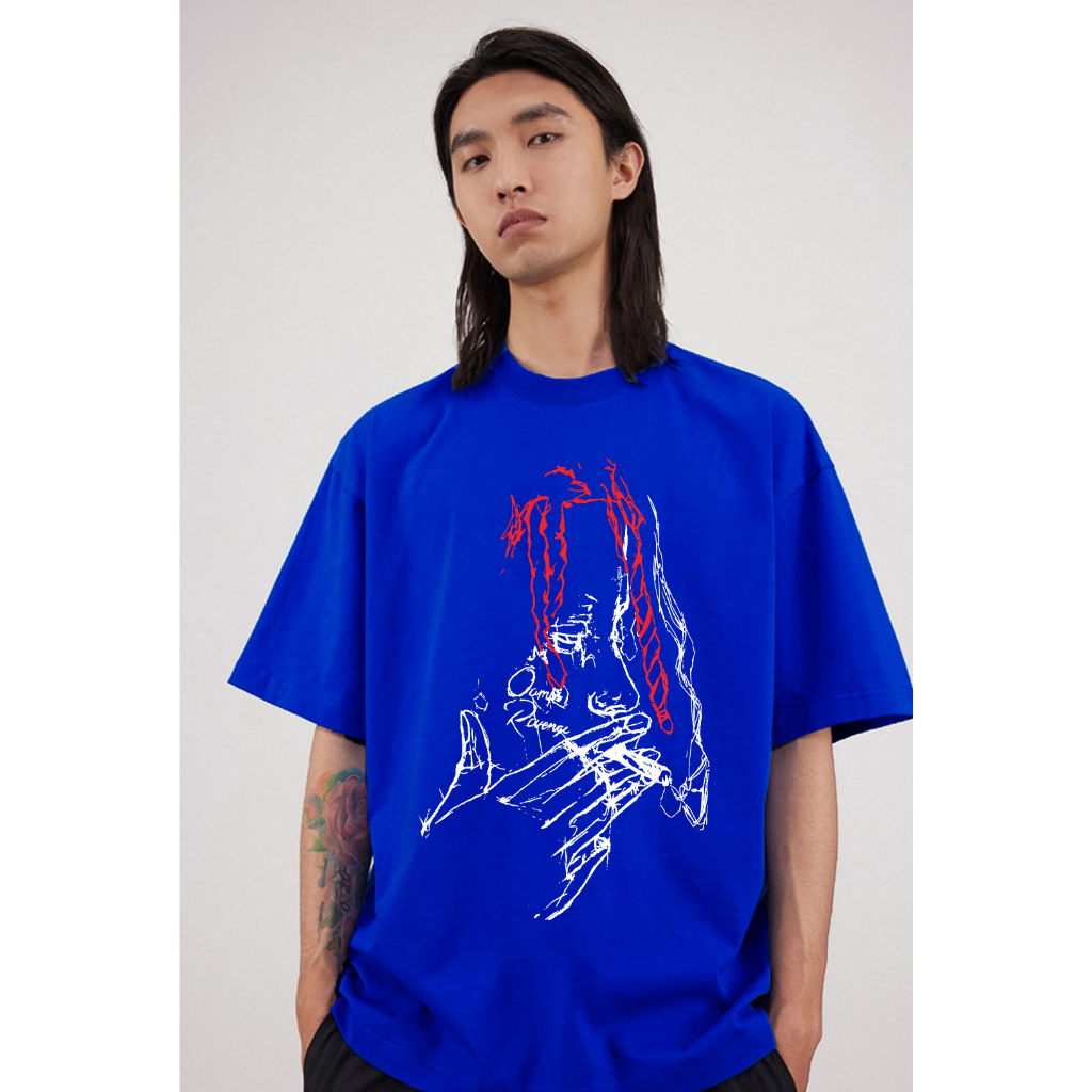 Áo thun nam form rộng ATD139 tay ngắn cổ tròn vải cotton Miucho Man in Artwork_thumbnail_4