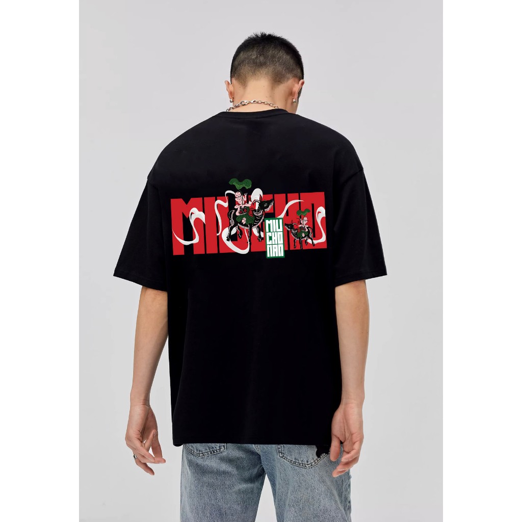 Áo thun nam form rộng 12 con giáp tuổi Sửu ( tuổi trâu) ATD439 Miucho Man cotton cổ tròn ingraphic_thumbnail_3