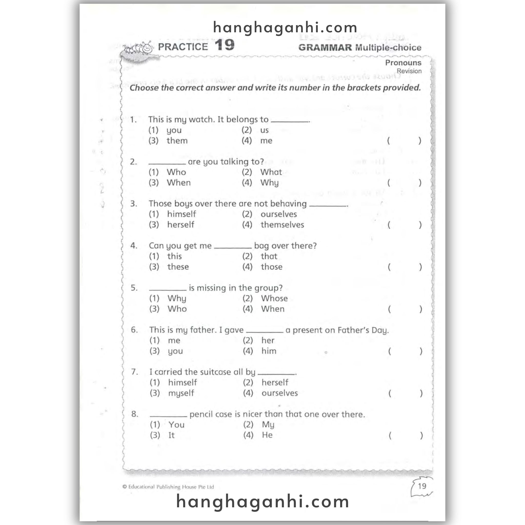 Complete Practice Book for Grammar, Vocabulary & Comprehension Primary 1_thumbnail_2
