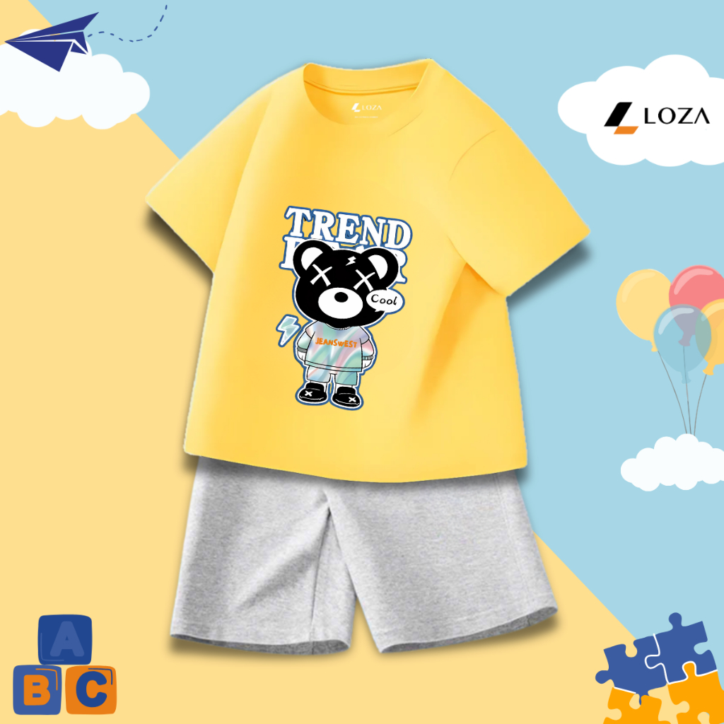 Bộ đồ bé trai in hình Gấu Trend - Loza SB294_thumbnail_9