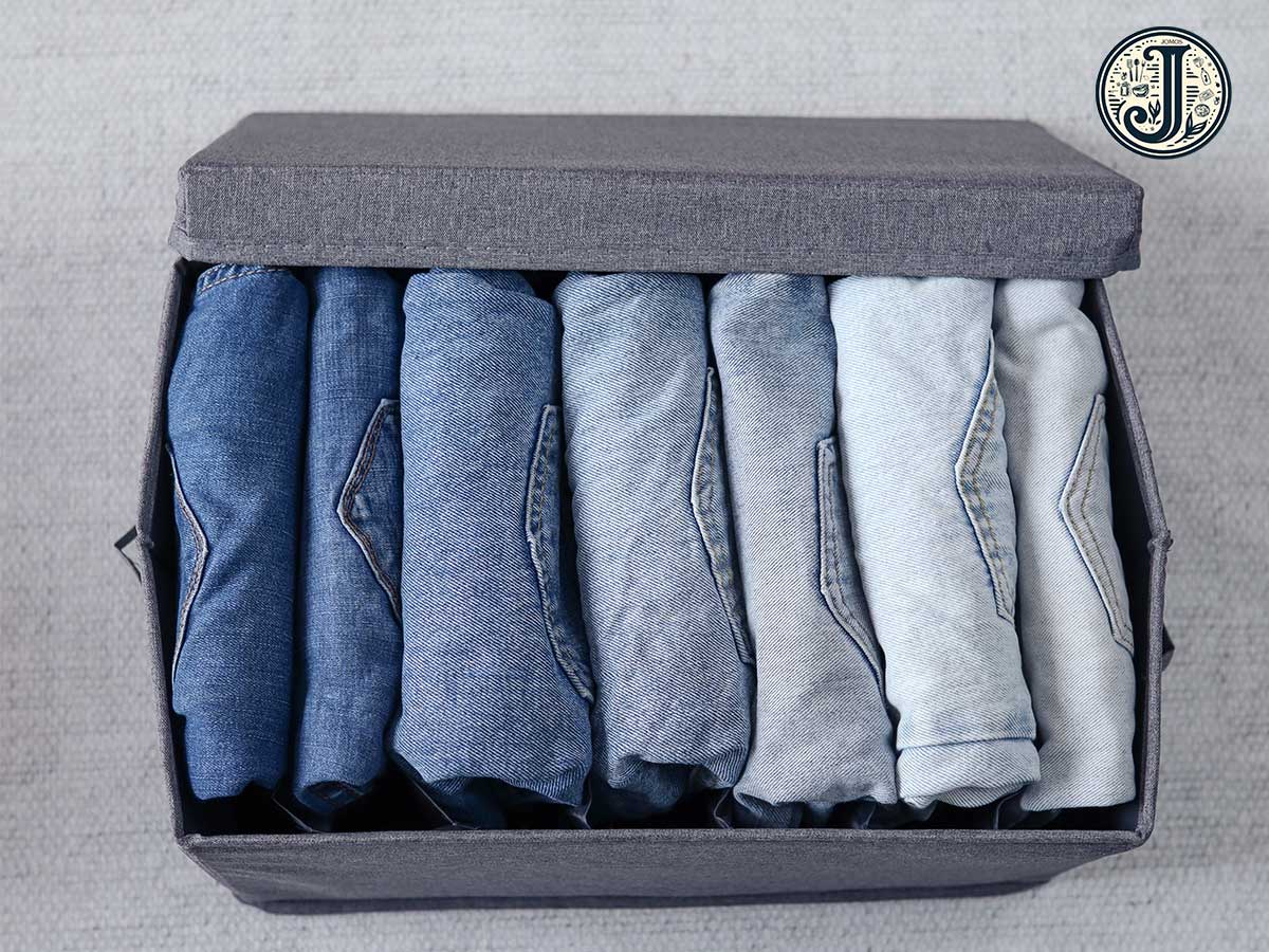 Set 2 hộp đựng quần áo chia ngăn Jomos, 7 ngăn, vải oxford J21 -_thumbnail_5