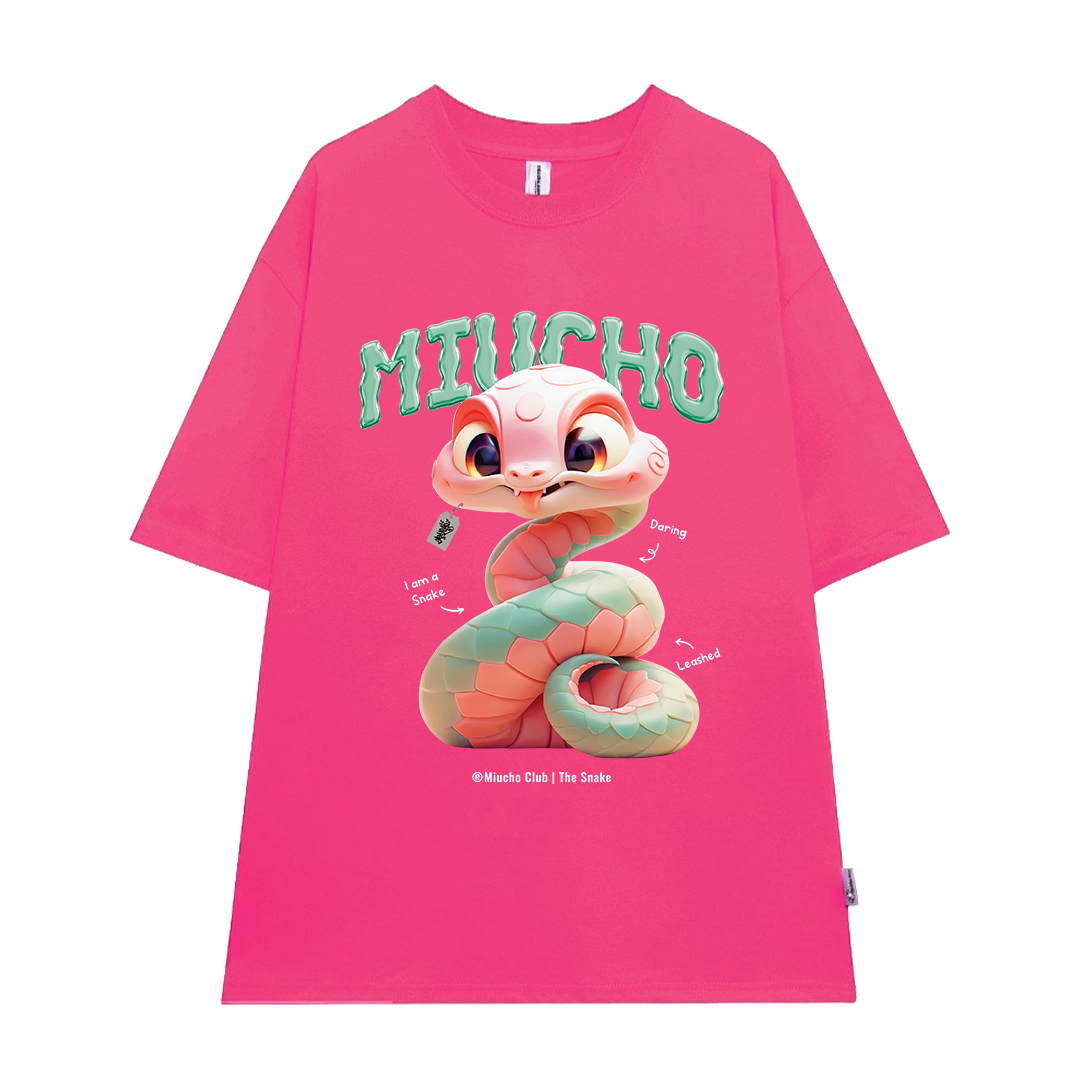 Áo thun form rộng 12 con giáp tuổi Tỵ ATD1246 Miucho tay ngắn cổ tròn in mix_thumbnail_19