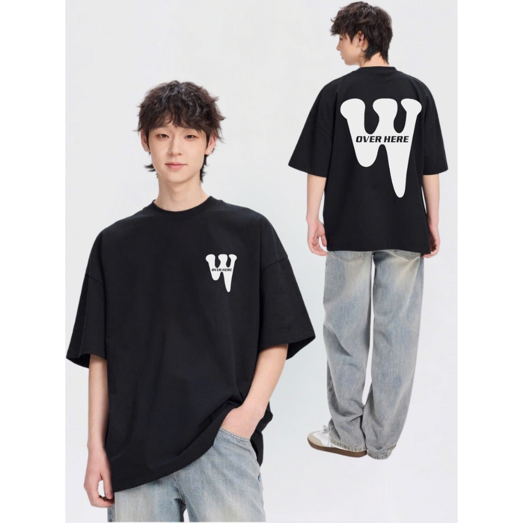 Áo thun nam form rộng W Over Here local brand 𝐖𝐞 𝐓𝐞𝐞 - WU0975