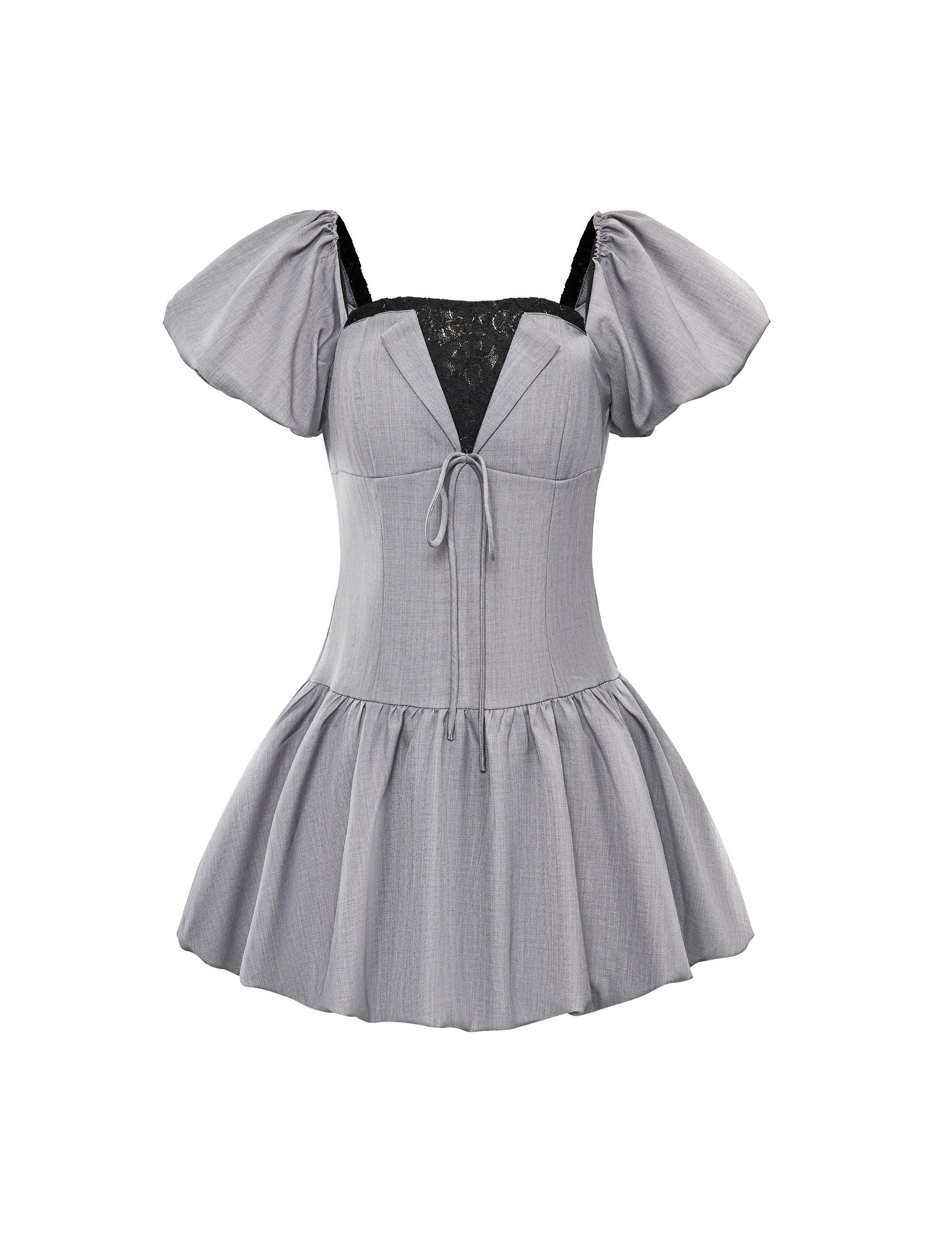 Đầm phồng tùng bí phối ren ngực bigsize DA170 dành cho nàng béo mập từ 55-95kg