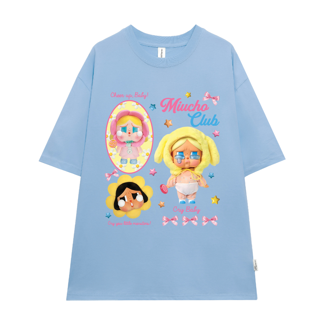 Áo thun CRY BABY nhiều màu ATD1336 Miucho form rộng vải cotton in mix_thumbnail_14