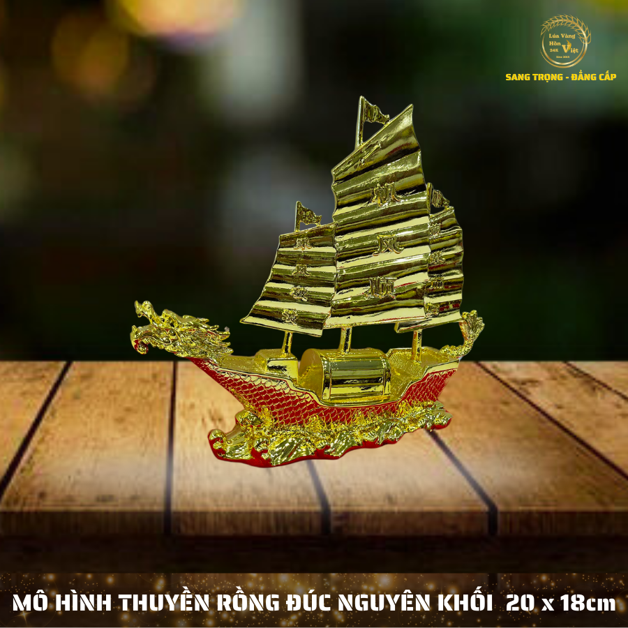THUYỀN RỒNG ĐÚC NGUYÊN KHỐI 20x18cm_thumbnail_2
