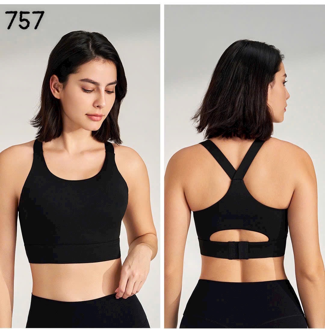 Áo Lót Thể Thao Tập Gym Yoga Nữ Yumiisport Áo Bra Hai Dây Cài Khoá Nâng Ngực Không Gọng Vải Co Giãn Thoáng Mát Sẵn Mút_thumbnail_17