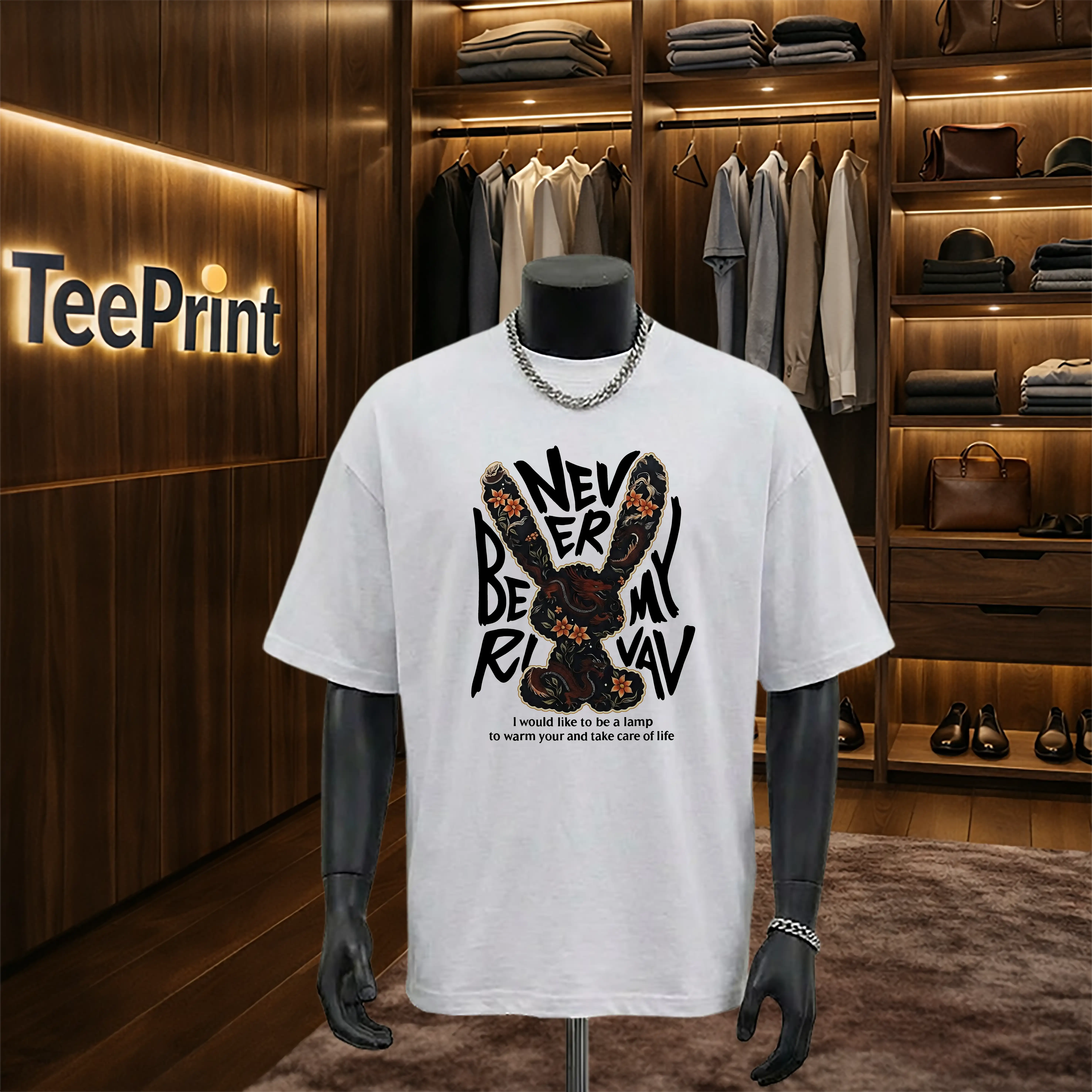 Áo thun form rộng thời trang phong cách TeePrint 3237_thumbnail_2