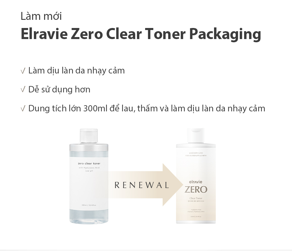 Nước cân bằng thuần chay Elravie Zero Clear Toner 300ml_thumbnail_4