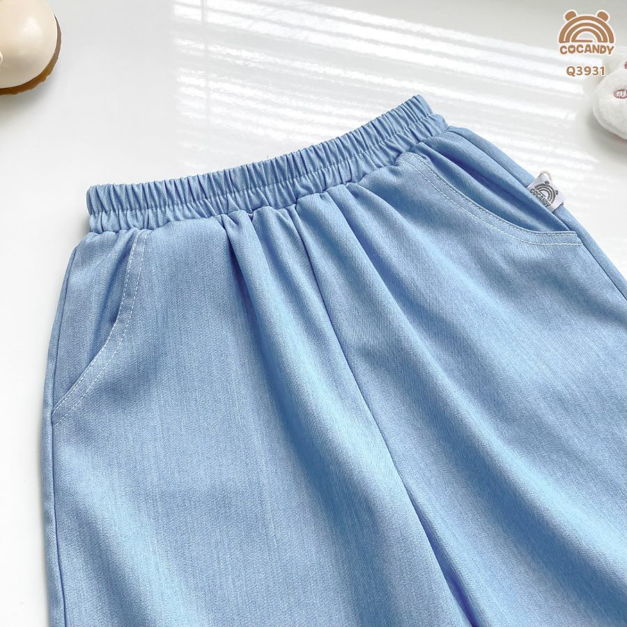 Quần dài suông XANH ren gấu_thumbnail_3