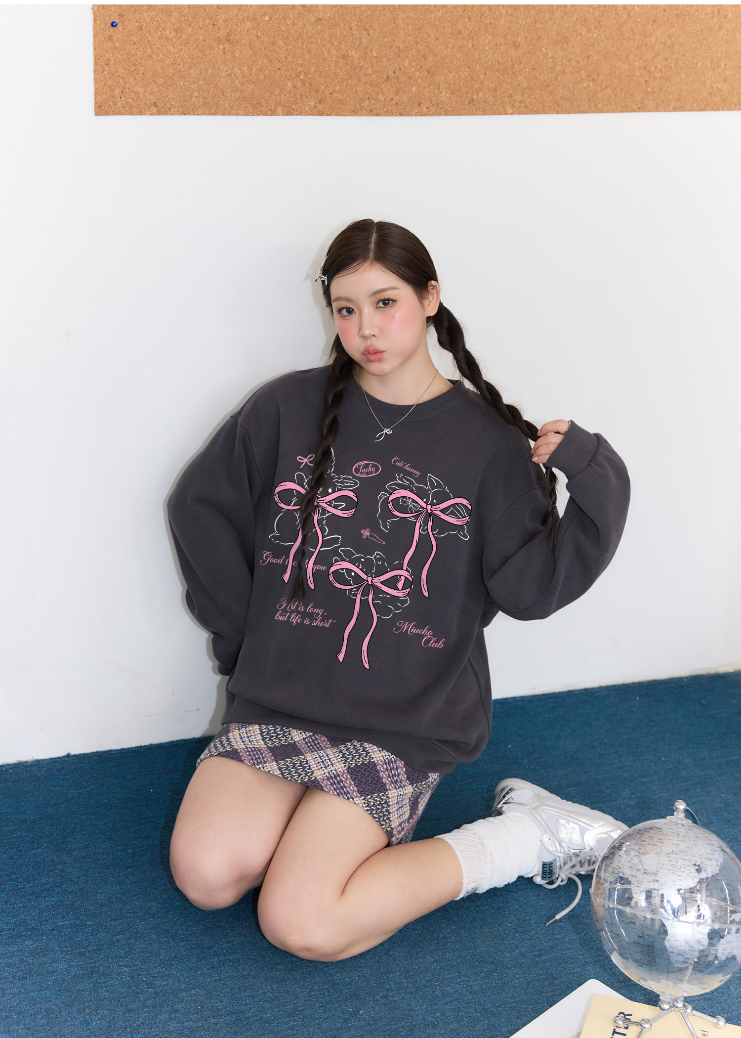 Áo sweater nam nữ form rộng vải nỉ chân cua 1644 Miucho in mix_thumbnail_2