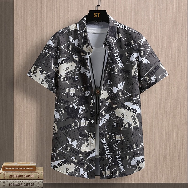 Áo Sơ Mi CuBan Họa Tiết, Siêu Thoáng Mát, Mềm Mịn Không Nhăn Không Xù- A51