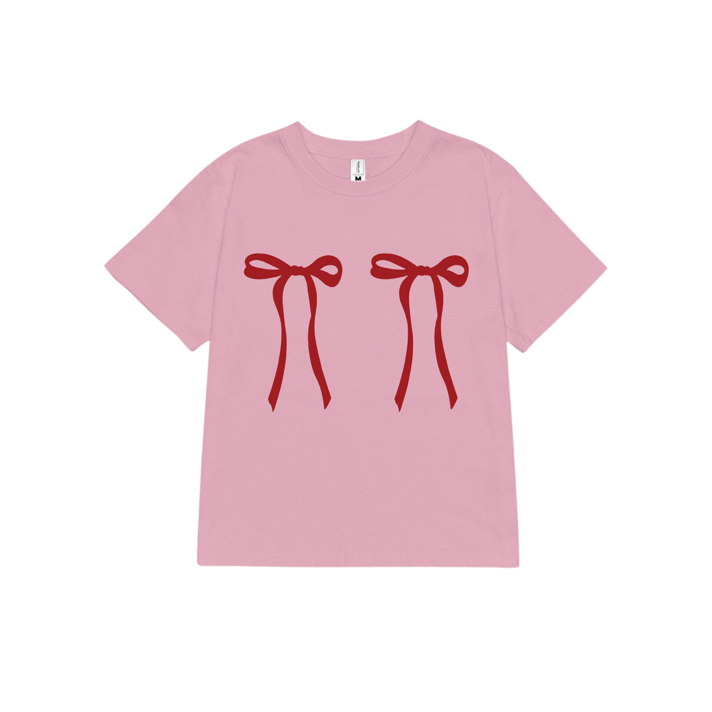 Áo thun baby tee form ôm xinh xắn hình nơ ABD1054 Miucho tay ngắn Cổ tròn hotrend in artwork_thumbnail_13