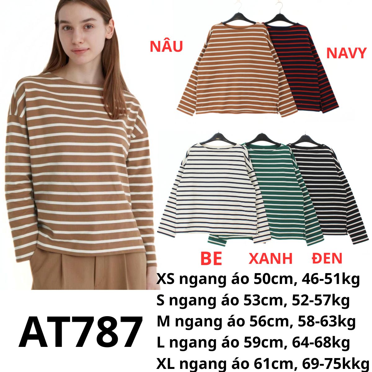 AT787- ÁO THUN UNI XỊN