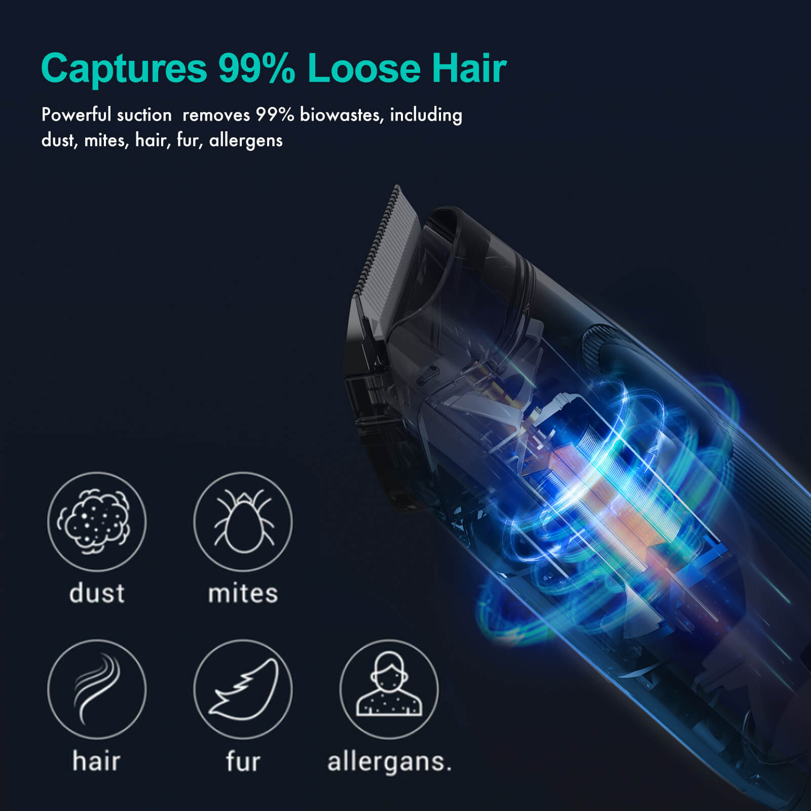 Neakasa P1 Pro 5-in-1 Pet Grooming Vacuum for Dogs Cats_thumbnail_13