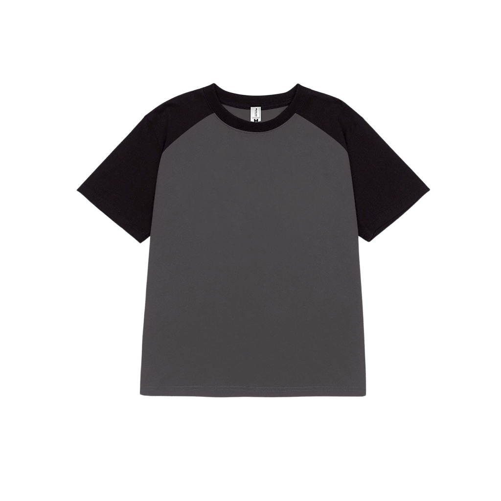 Áo baby tee phối trơn ABPTT01 Miucho cotton cổ tròn in basic_thumbnail_12