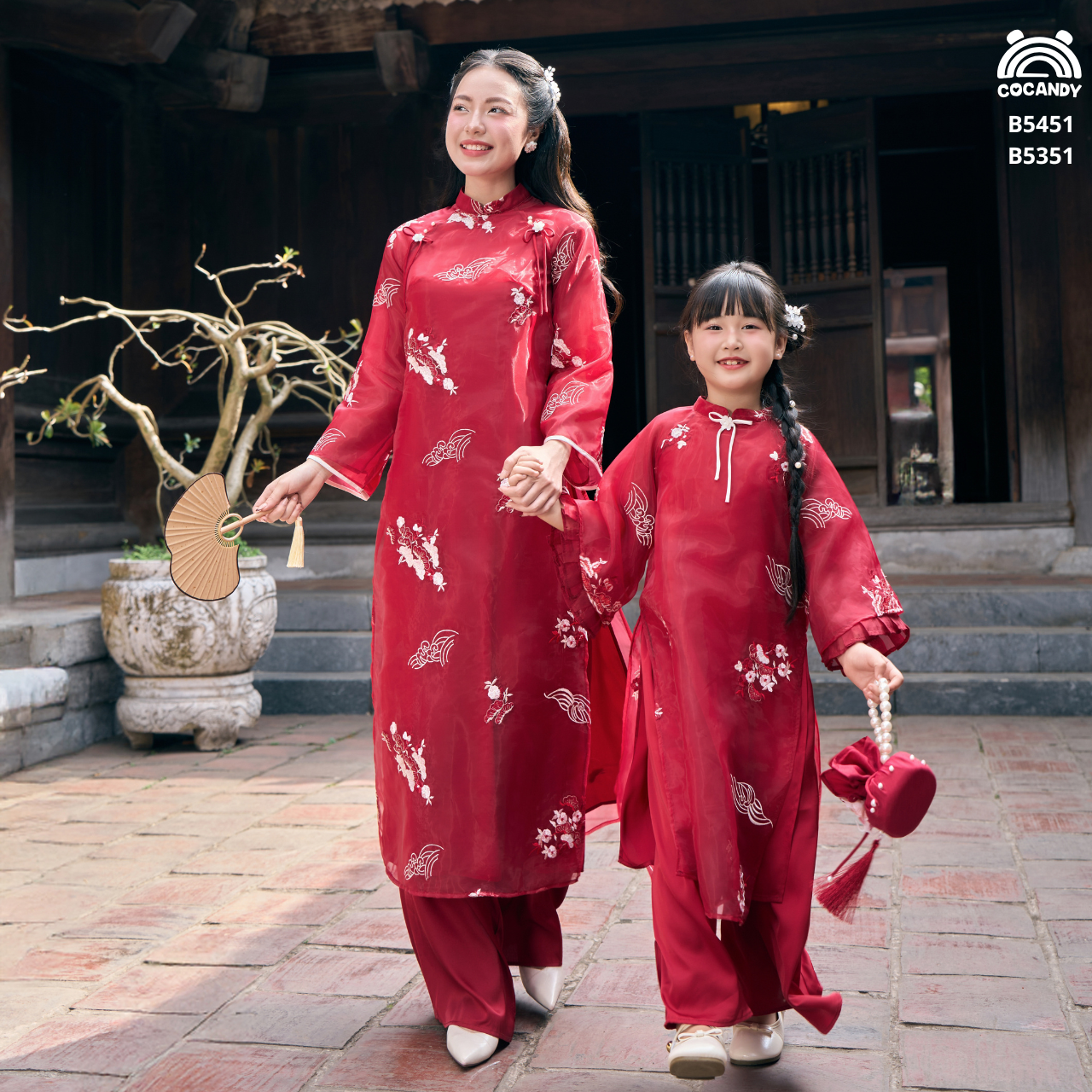 Bộ áo dài ĐỎ 