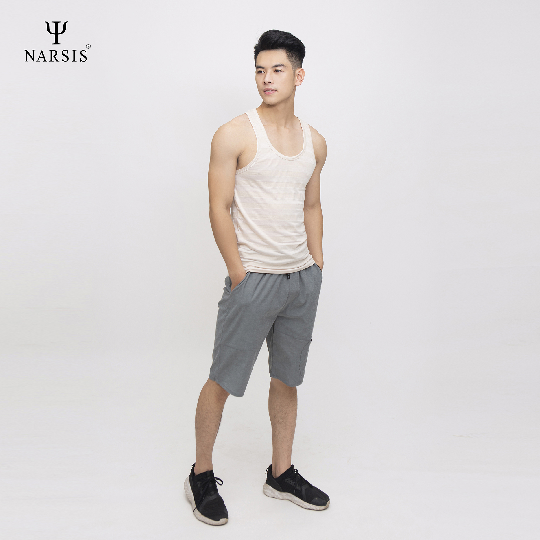 ÁO MAY Ô NAM D4066 NARSIS VẢI COTTON MỀM MẠI, CO GIÃN TỐT, VẢI THOẢI MÁI VẬN ĐỘNG, HÚT ẨM TỐT