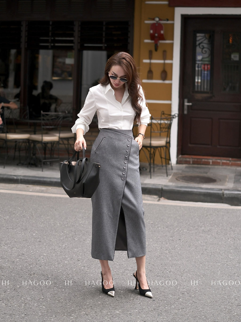 Chân váy vạt chéo phối lé HAGOO_thumbnail_6